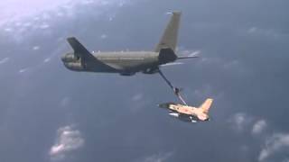 Israel Air Force Refuels Midair [upl. by Anaihk]