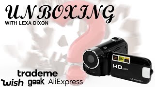 Unboxing  HD 1080P Camcorder [upl. by Arahahs535]