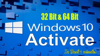 Activate Windows 10 Pro 64 bit  Windows 10 Pro Activation [upl. by Lupien460]