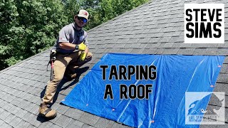 How To Tarp a Roof [upl. by Lebna]