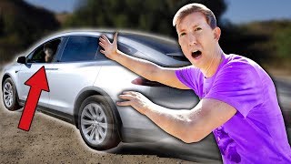 TESLA STOLEN by HACKER in HAUNTED ABANDONED TOWN Treasure Hunt Adventure Challenge [upl. by Urba596]