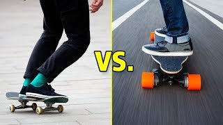 Skateboarding vs Longboarding Wins amp Fails [upl. by Dulla]