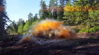 30 kg ANSU Ammonium Nitrate  Sugar Explosion [upl. by Encratia693]