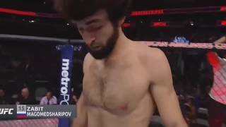 Magomedsharipov vs Davis submishen 2018 [upl. by Nissy618]