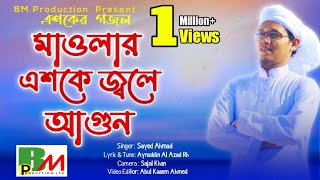 মাওলার এশকে জ্বলে আগুনএশকের গজলSayed Ahmad Kalarab Bangla Eshker Gojol [upl. by Merrow]