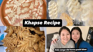 Easy Khapse recipe Lhosar Gyalbo LhosarSherpa [upl. by Lentha]