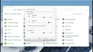 How to Change Keyboard Settings Windows 11 Tutorial [upl. by Gnos]