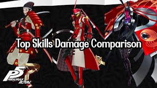 Persona 5 Royal  Top Skills Damage Comparison [upl. by Oiramat]