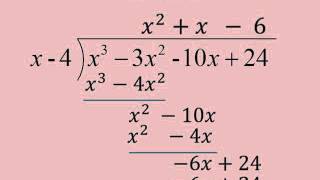 Divison of Polynomials [upl. by Ahsiri]