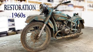 FULL Restauración A UNA MOTO Soviética DE 1960 ♥◘○ [upl. by Cumine]