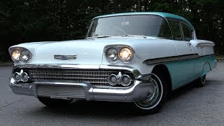 1958 Chevrolet Biscayne Start Up Test Drive amp In Depth Review [upl. by Sivatnod78]