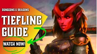 DnD Tiefling 5e  Races for Dungeons and Dragons [upl. by Levana]