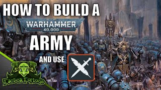 How To Build 40k Armies using Battlescribe  Warhammer 40k Tutorial [upl. by Nylcsoj994]