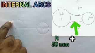 How to Blend ARCS and CIRCLES  Internal Arcs [upl. by Rutherford]