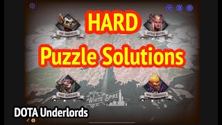 DOTA Underlords All Puzzle Solutions [upl. by Ainsworth]