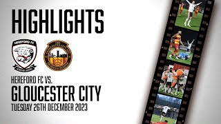 HIGHLIGHTS  Gloucester 23 Hereford [upl. by Airotciv]