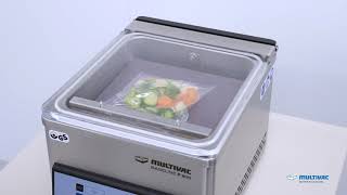 MULTIVAC BASELINE P 200 Vacuum Packing Tabletop Chamber Machine  MULTIVAC UK [upl. by Kaylil]