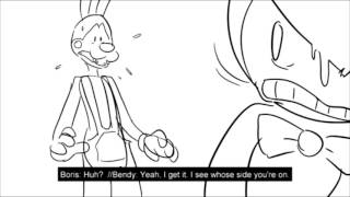 BATIM COMIC DUB WTICH SIDE IS TRUE COMIC BY squigglydigg [upl. by Toogood601]