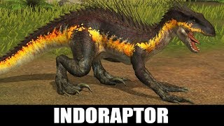 INDORAPTOR MAX LEVEL 40  Jurassic World The Game [upl. by Moreta169]