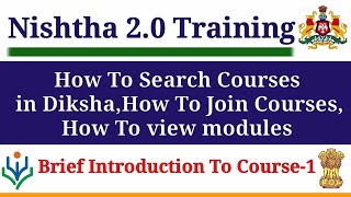 How To Search Courses in Diksha App॥Nishtha 20 Karnataka॥How to find courses in diksha॥Diksha Porta [upl. by Rebane]