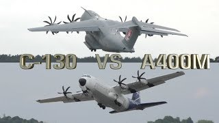 Hercules C130 vs Airbus A400M Which one Better [upl. by Ardelle]