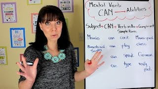 CÓMO USAR EL VERBO CAN  CURSO DE INGLÉS [upl. by Adla823]