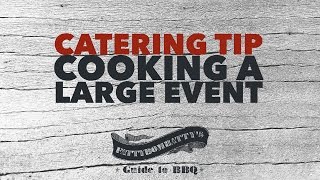 Catering Tip  Cooking a Large Event [upl. by Nauqal]