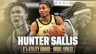 Hunter Sallis 2024 NBA Draft Profile [upl. by Esidnac55]