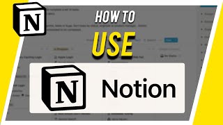 How to use Notion  Complete Beginners Guide [upl. by Er]