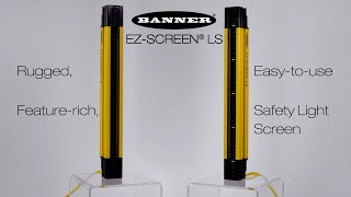 Safety Light Curtain Banner EZ Screen LS Product Video [upl. by Concettina]