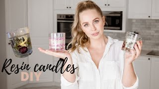 How to make RESIN CANDLES [upl. by Katzir]