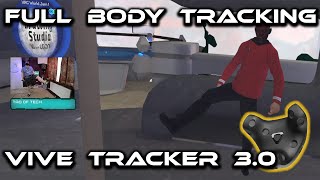 How To Do Full Body Tracking in VR using the Vive Tracker 30 [upl. by Lenoel]