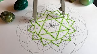 How to Draw the Heart Chakra Using Geometry [upl. by Caravette7]