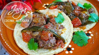 Tacos de Carne Guisada [upl. by Ahsirtap912]