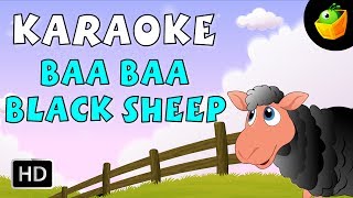 Baa Baa Black Sheep  Karaoke Version With Lyrics  CartoonAnimated English Nursery Rhymes For Kids [upl. by Aggappora]