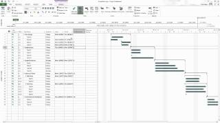 Simple Project Plan in Microsoft Project [upl. by Winikka]