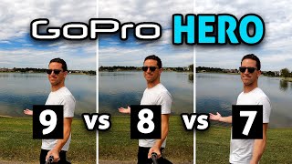 GoPro HERO 9 vs 8 vs 7 [upl. by Cindra143]