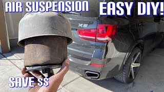 BMW X5X6 EASY DIY Rear Air Suspension Replacement [upl. by Llertnahs312]