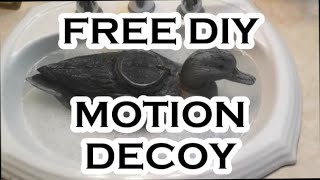 Free DIY Motion Duck Decoy [upl. by Baumbaugh]