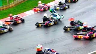 KIDS AGED 8 in EPIC Kart Race S1 2018 Rd 1 IAME Cadet [upl. by Hepzi690]