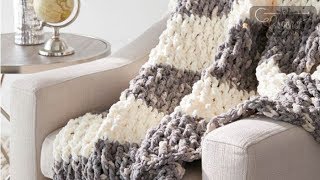 How to Crochet Easy Lush Life Blanket [upl. by Japeth]