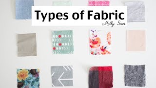 Fabric Types  Material for Sewing [upl. by Ivor]