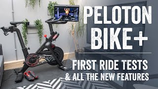 Peloton Bike Plus HandsOn First Rides amp Everything New Detailed [upl. by Ellenej]