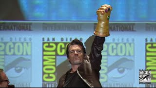 Official Josh Brolin Emerges as Thanos at the Marvel Studios Panel from ComicCon 2014 [upl. by Sou]