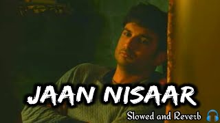 Jaan Nisaar Slowed And Reverb Song  Musical India [upl. by Bove746]