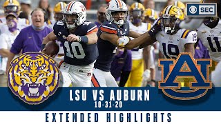 LSU vs Auburn Extended Highlights  CBS Sports HQ [upl. by Lledrac]