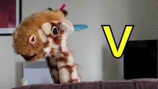 Geraldine the Giraffe learns v [upl. by Cuda]