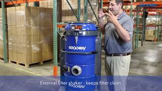 Goodway DVE3 Industrial Vacuum Cleaner [upl. by Ag]