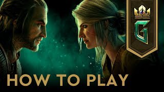 GWENT The Witcher Card Game  How to Play [upl. by Etireugram]