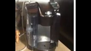 How to hook a water line to your Keurig Coffee Maker [upl. by Yemarej]